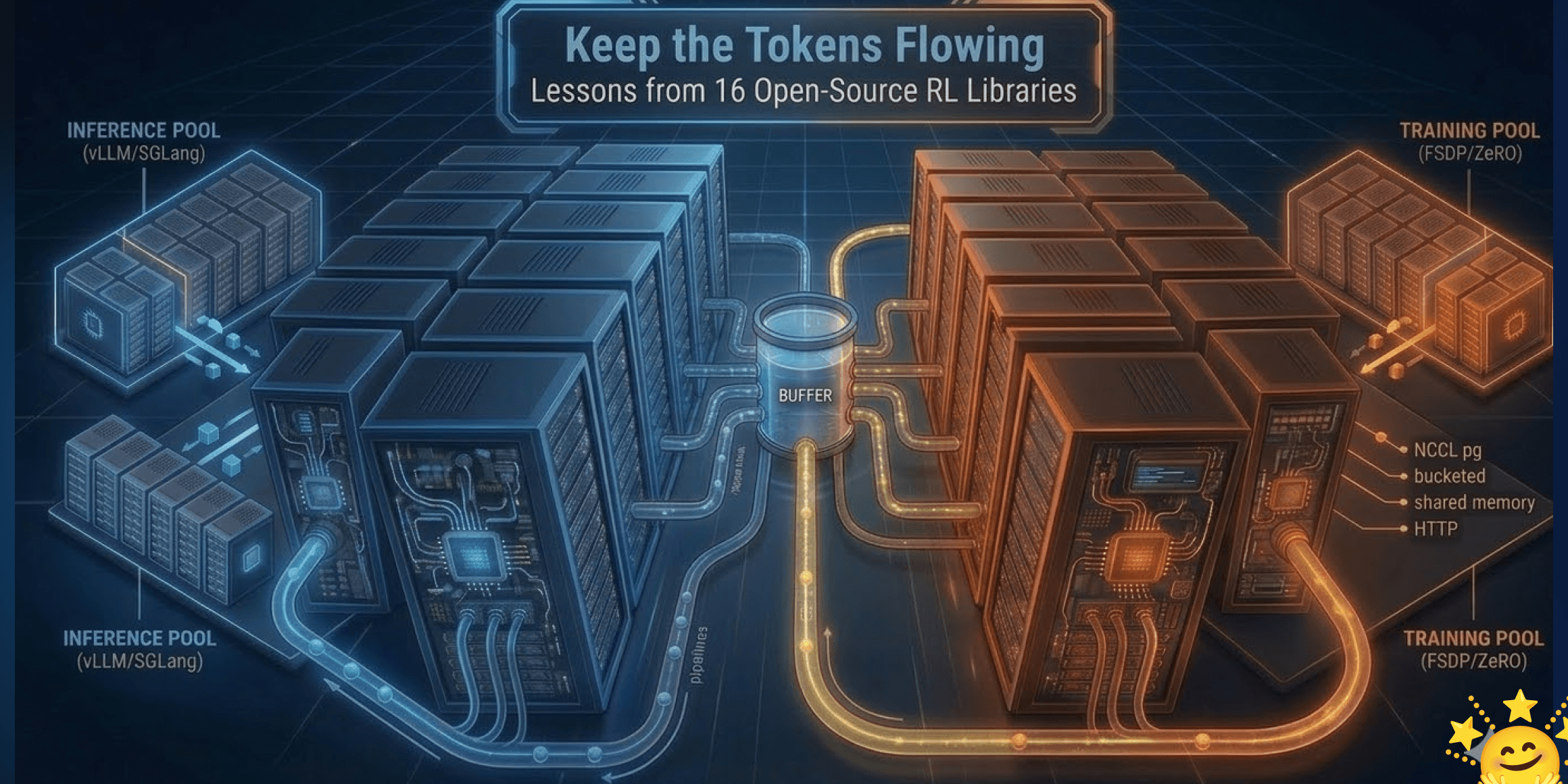 Keep the Tokens Flowing: Lessons from 16 Open-Source RL Libraries