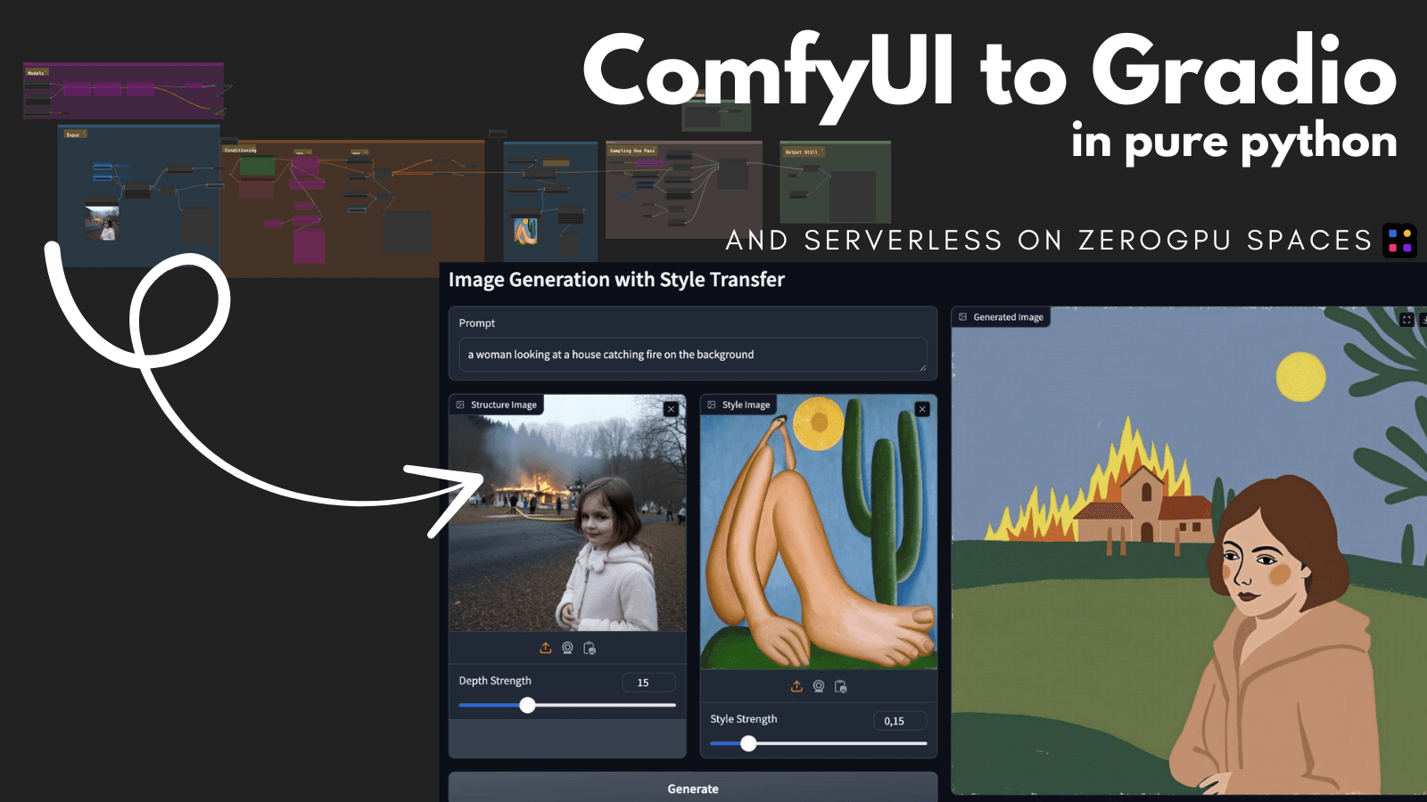 Run ComfyUI workflows for free with Gradio on Hugging Face Spaces