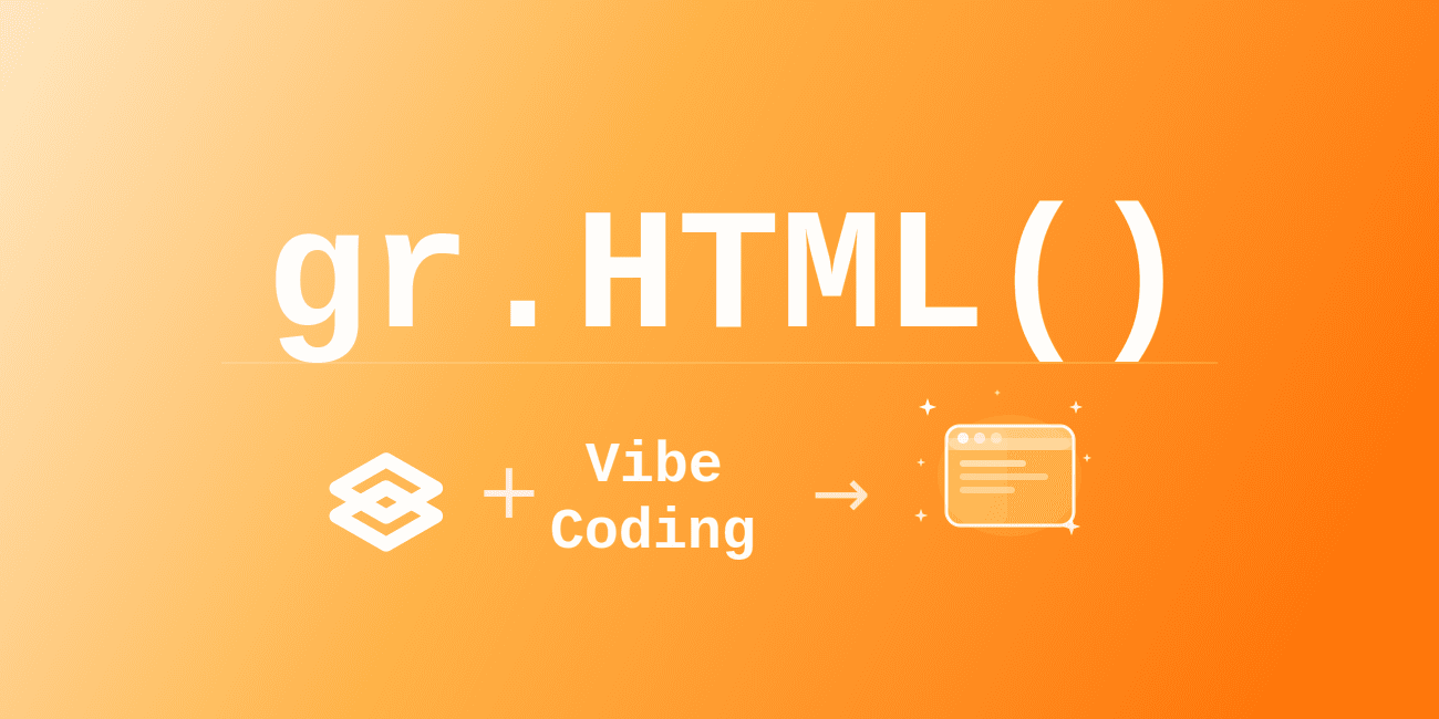 One-Shot Any Web App with Gradio's gr.HTML