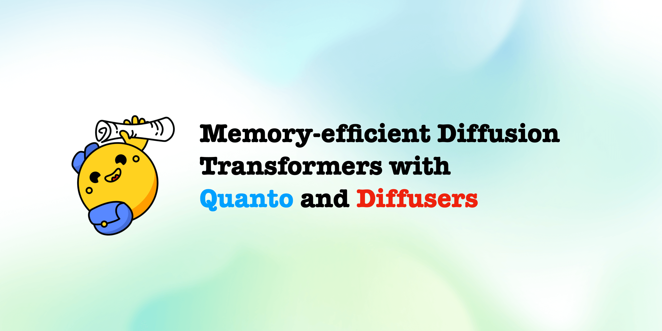 Memory-efficient Diffusion Transformers with Quanto and Diffusers