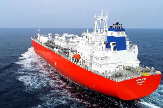 Belgische reder Exmar doopt eerste zeeschip dat vaart op ammoniak