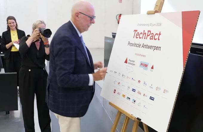 BEKIJK  – 30 Antwerpse partners sluiten TechPact rond techniek en innovatie