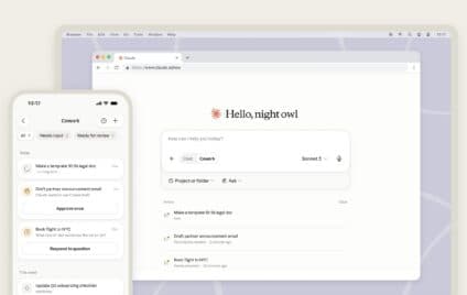 Claude Cowork in je broekzak: binnenkort beschikbaar op mobiel en web