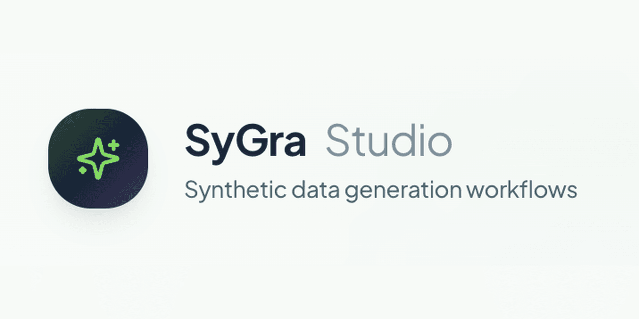 Introducing SyGra Studio